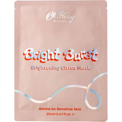 Nawilżająca maska w płachcie Bright Burst dla Dzieci i Nastolatków / Oh Flossy