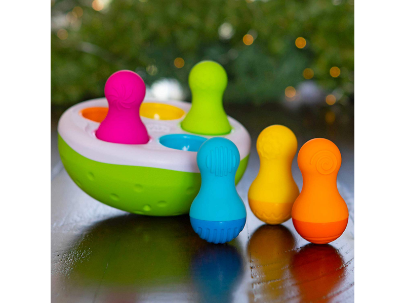 Sorter kolorowe Wańki Wstańki - SpinnyPins / Fat Brain Toys