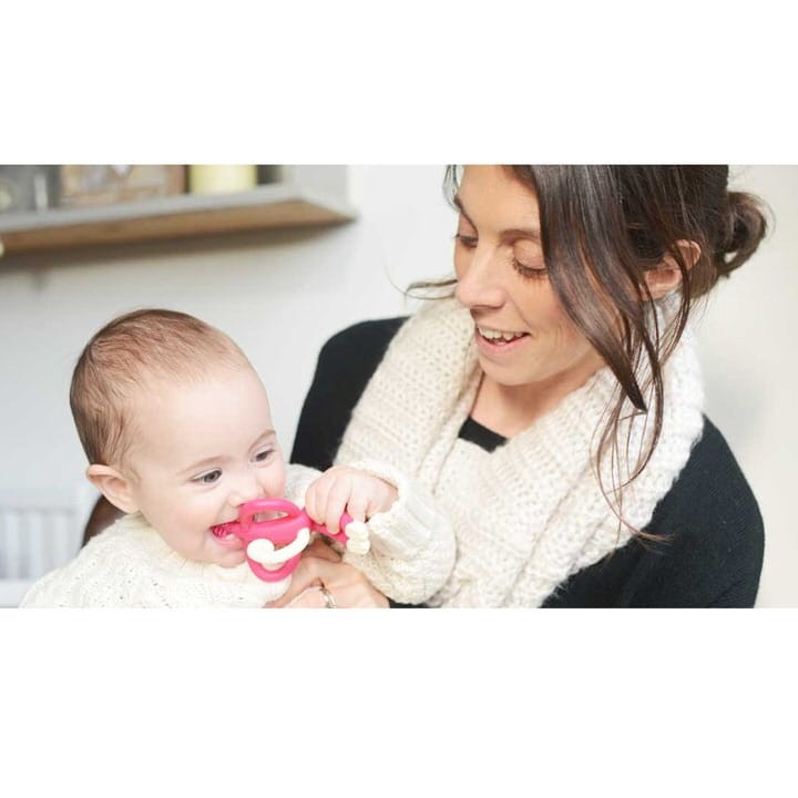 Gryzak masujący ze szczoteczką SZARY / Matchstick Monkey