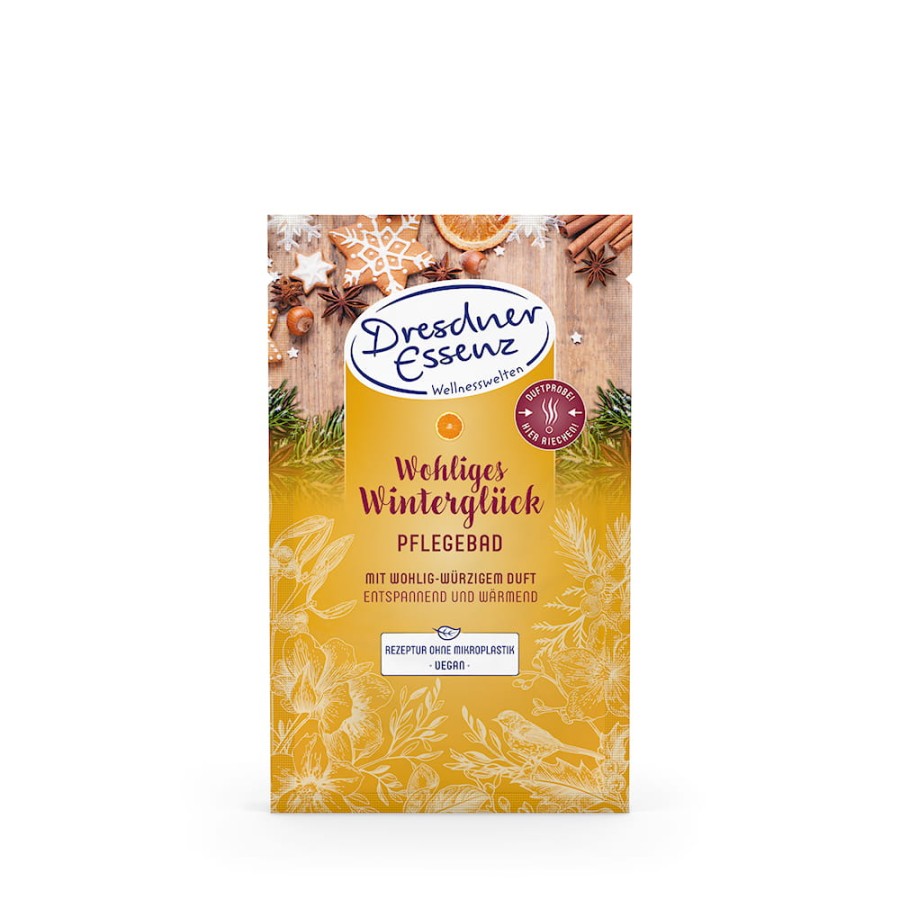 Zimowa sól do kąpieli ZIMOWE SZCZĘŚCIE! 60g / Dresdner Essenz