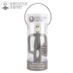 Gryzak masujący ze szczoteczką SZARY / Matchstick Monkey