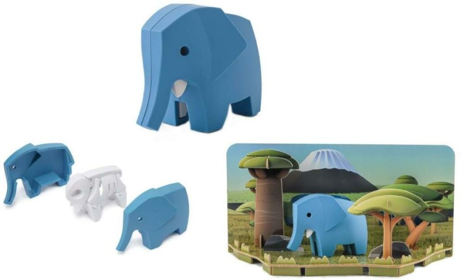 Magnetyczny Składany Słoń / Halftoys