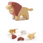 Magnetyczny Składany Lew / Halftoys