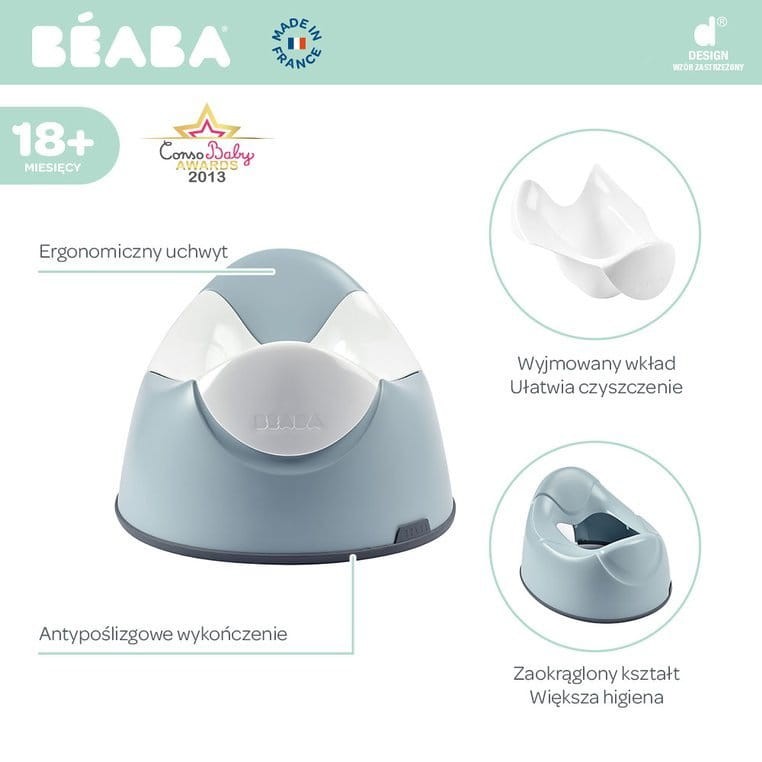 Nocnik z wyjmowanym wkładem Green Blue / Beaba