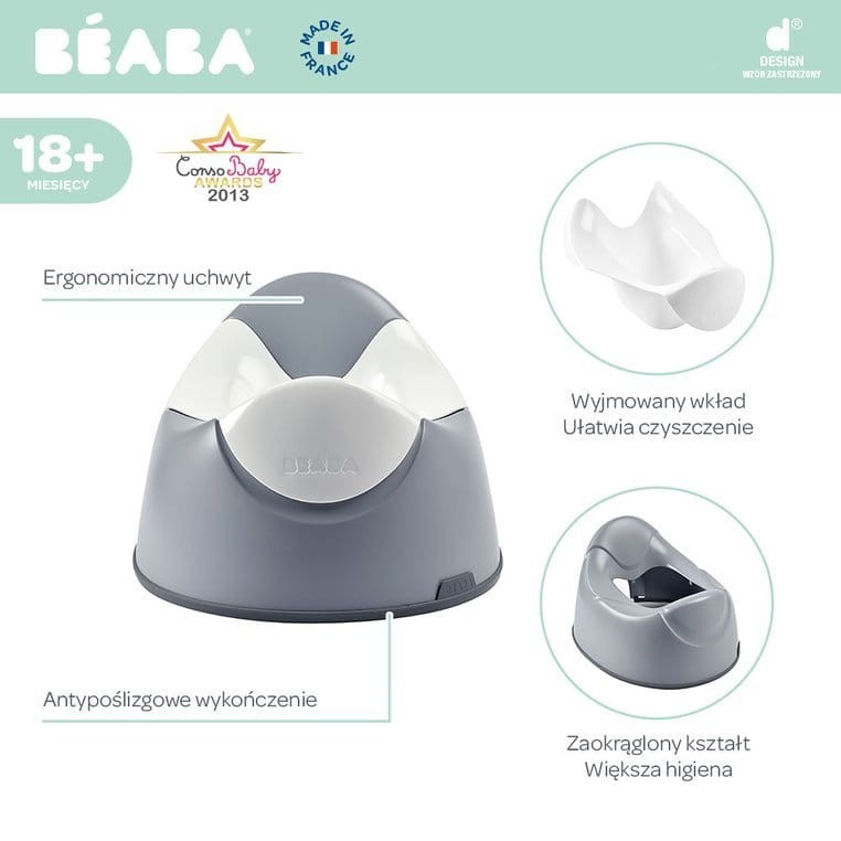 Nocnik z wyjmowanym wkładem Light Mist / Beaba