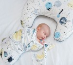 Zapasowa poszewka na rogal wzór SPACE / Lullalove