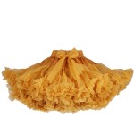 Spódnica Pettiskirt - Musztarda RÓŻNE ROZMIARY / Manufaktura Falbanek