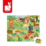 Puzzle w walizce Ogród 36 elementów 4+ / Janod
