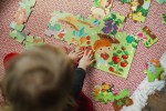 Puzzle w walizce Ogród 36 elementów 4+ / Janod