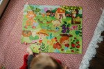 Puzzle w walizce Ogród 36 elementów 4+ / Janod