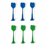 Zestaw rzutek magnetycznych 6 sztuk - zielone i niebieskie / janod