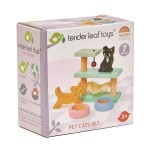Drewniane figurki do zabawy - kotki / Tender Leaf Toys