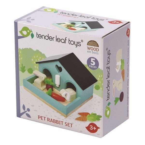 Drewniane figurki do zabawy - króliczki / Tender Leaf Toys