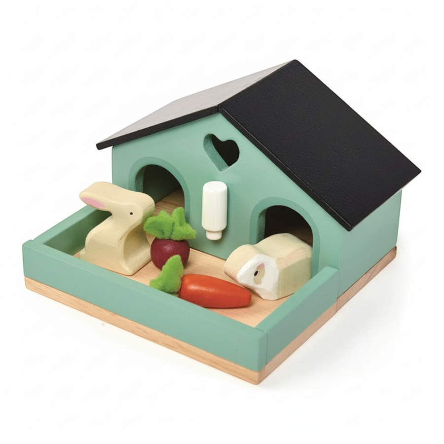 Drewniane figurki do zabawy - króliczki / Tender Leaf Toys