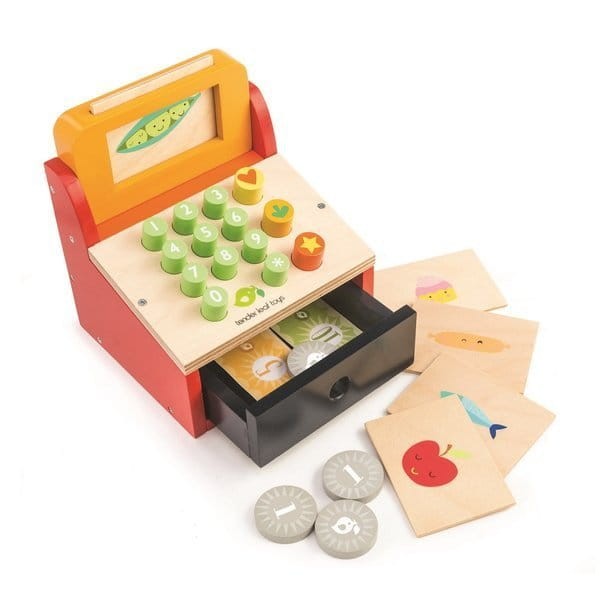 Drewniana kasa sklepowa / Tender Leaf Toys