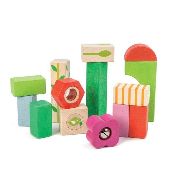 Drewniane klocki - zestaw dla najmłodszych / Tender Leaf Toys