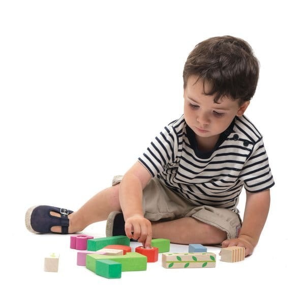 Drewniane klocki - zestaw dla najmłodszych / Tender Leaf Toys