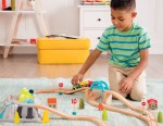 Kolejka górska - zestaw z drewnianymi torami / B.Toys