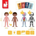 Puzzle edukacyjne Ciało człowieka 50, 75 i 100 elementów 5 + / Janod