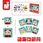 Układanka drewniana magnetyczna Zwierzątka / Janod