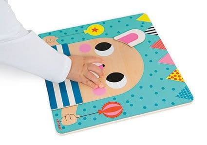 Układanka drewniana magnetyczna Zwierzątka / Janod