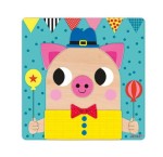 Układanka drewniana magnetyczna Zwierzątka / Janod