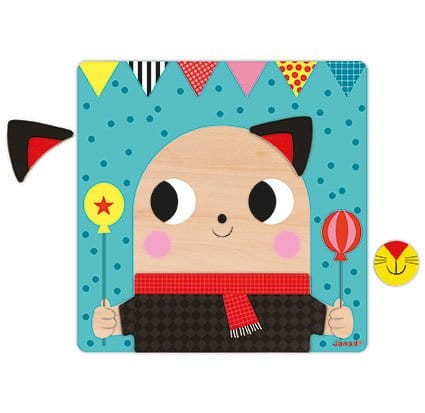 Układanka drewniana magnetyczna Zwierzątka / Janod