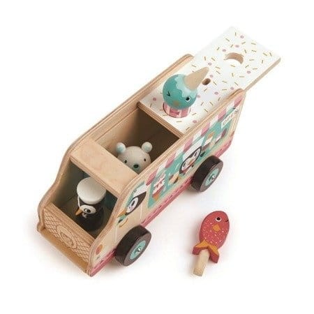 Drewniana lodziarnia - samochód / Tender Leaf Toys