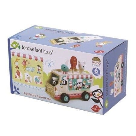 Drewniana lodziarnia - samochód / Tender Leaf Toys