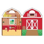 Książeczka z Puszystymi Naklejkami Farma 4-8 lat / Melissa & Doug