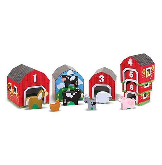 Grupowanie i sortowanie - obory i zwierzęta 2-4 lat / Melissa and Doug