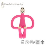 Gryzak masujący ze szczoteczką RÓŻOWY / Matchstick Monkey