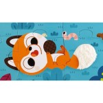 Puzzle sensoryczne 20 elementów Leśne zwierzęta / Janod