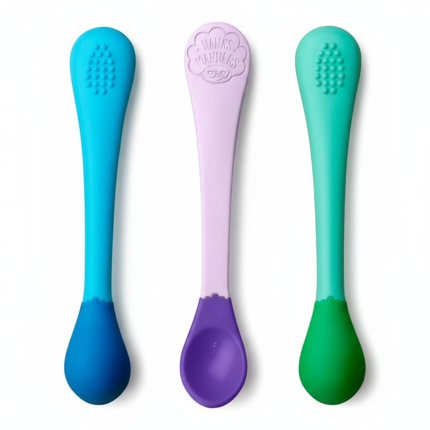 Zestaw 3 łyżeczek 4m+, ETAP 1 -  kolor / Nanas Manners
