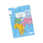 Puzzle edukacyjne z figurkami 3D Cuda świata 350 elementów 7 + / Janod