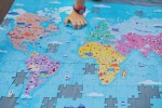 Puzzle edukacyjne z figurkami 3D Cuda świata 350 elementów 7 + / Janod