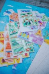 Puzzle edukacyjne z figurkami 3D Cuda świata 350 elementów 7 + / Janod