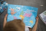 Puzzle edukacyjne z figurkami 3D Cuda świata 350 elementów 7 + / Janod