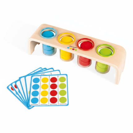 Drewniana układanka Sortowanie kolorów Essentiel / Janod J05066