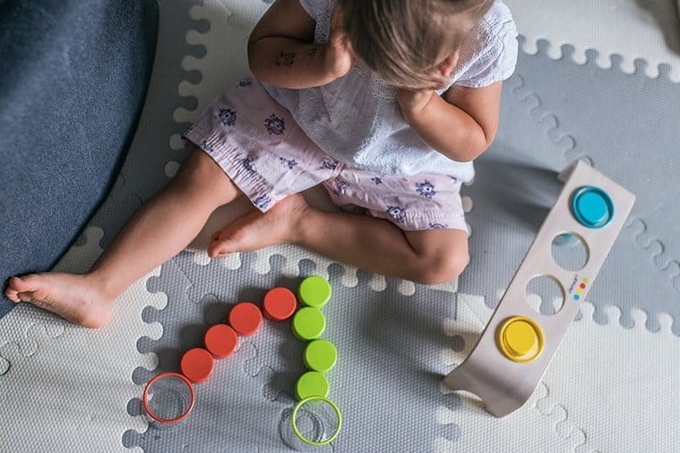 Drewniana układanka Sortowanie kolorów Essentiel / Janod