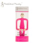 Gryzak masujący ze szczoteczką RÓŻOWY / Matchstick Monkey