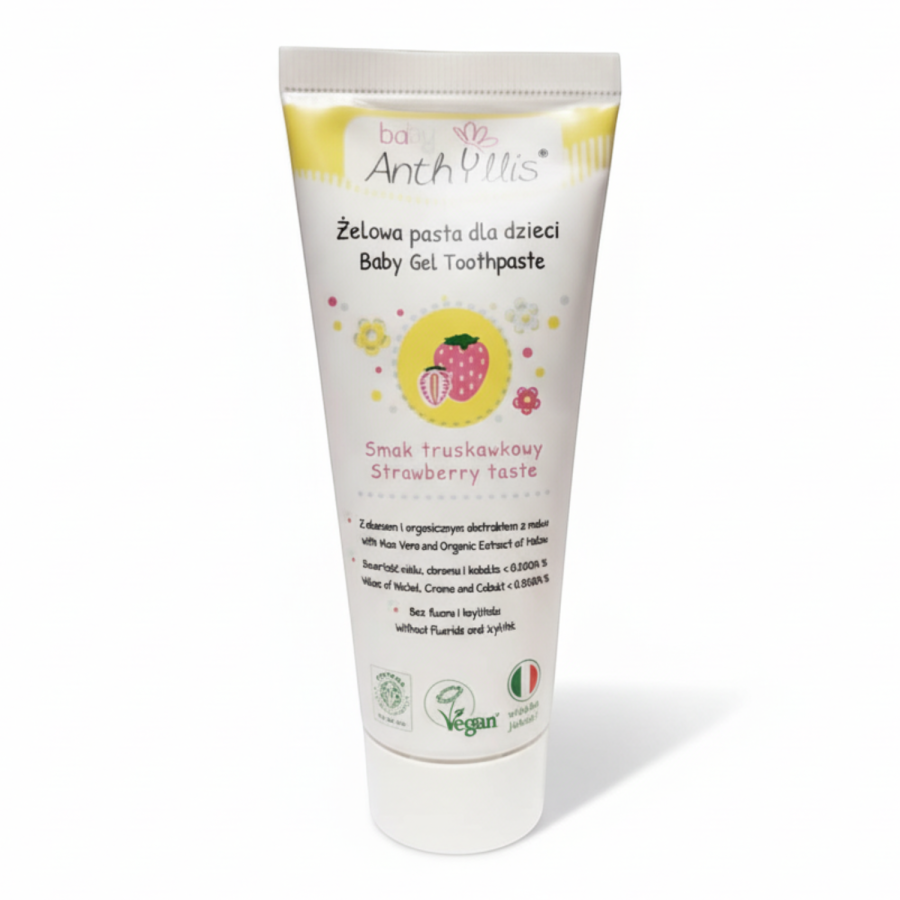 Pasta do zębów dla dzieci, BEZ FLUORU z aloesem i malwą, od pierwszego ząbka - / Baby Anthyllis