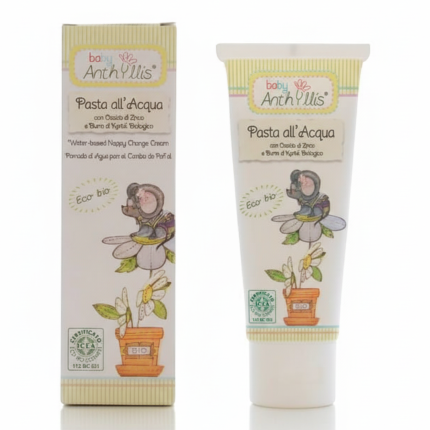 Nawilżający balsam ochronny na podrażnienia pieluszkowe z shea i tlenkiem cynku na bazie wody, 75 ml / Baby Anthyllis