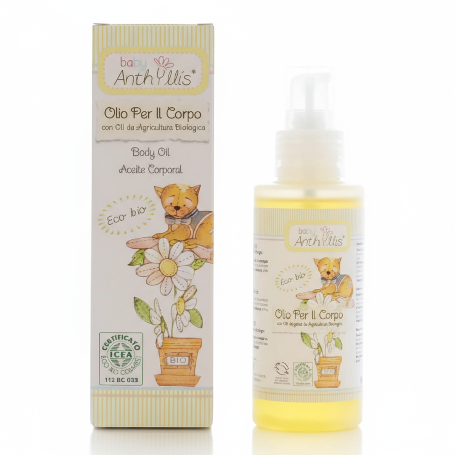 Oliwka do ciała z olejem z rolnictwa ekologicznego, 100 ml / Baby Anthyllis