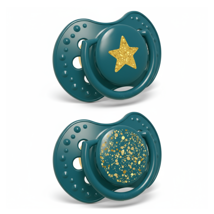 Smoczki STARDUST 2szt GREEN różne rozmiary / LOVI