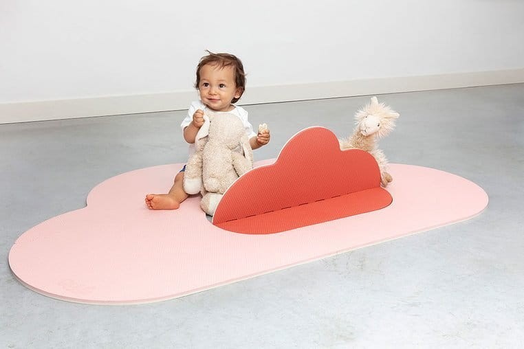Mata do zabawy piankowa podłogowa Chmurka Playmat - Blush rose / QUUT