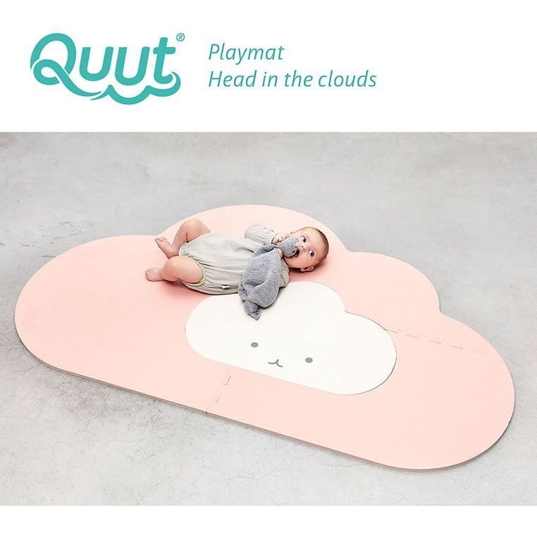 Mata do zabawy piankowa podłogowa Chmurka Playmat - Blush rose / QUUT