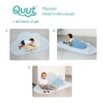 Mata do zabawy piankowa podłogowa Chmurka Playmat - Dusty blue / QUUT