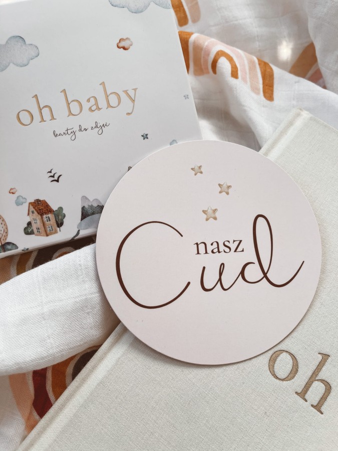 Karty do zdjęć – oh baby