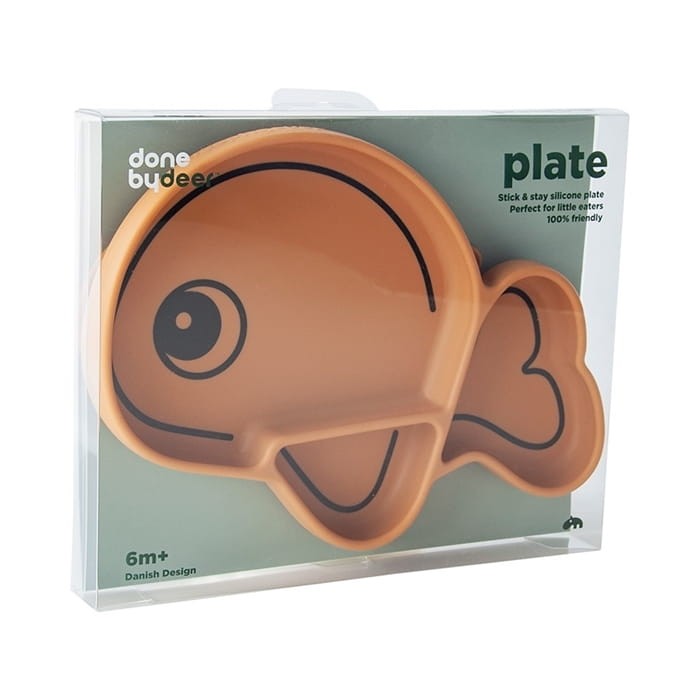 Talerzyk z przyssawką Wally - musztarda / Done by Deer